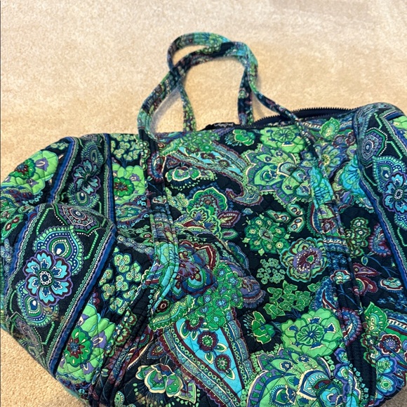 Vera Bradley Floral Garment Bag in Green and Blue - Picture 5 of 8